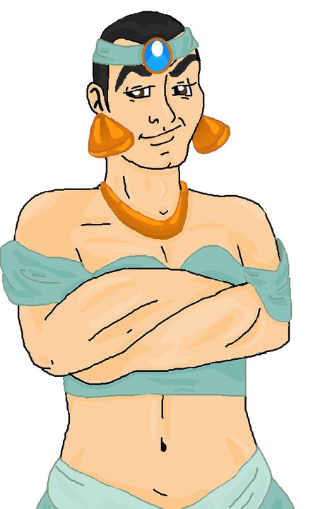 AJ as Princess Jasmine