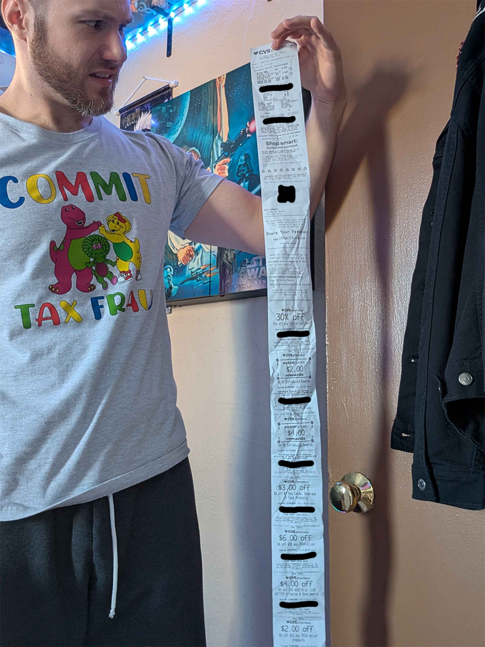 My CVS receipt. WTF?