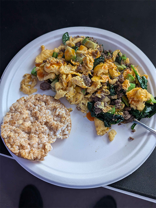 Fireball Whisky Hot Sauce on eggs