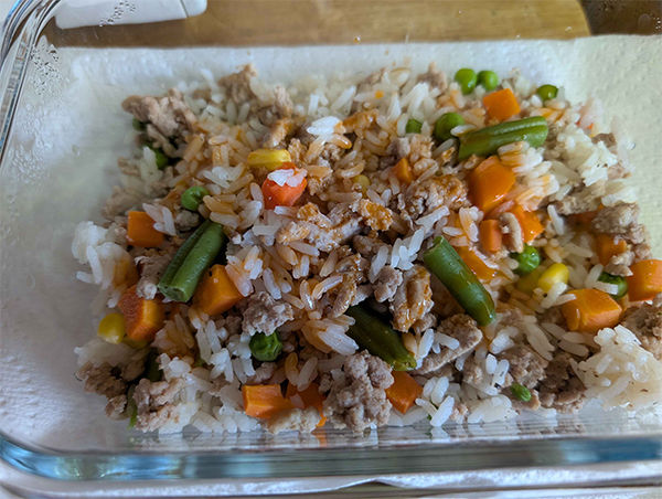 Fireball Whisky Hot Sauce on rice
