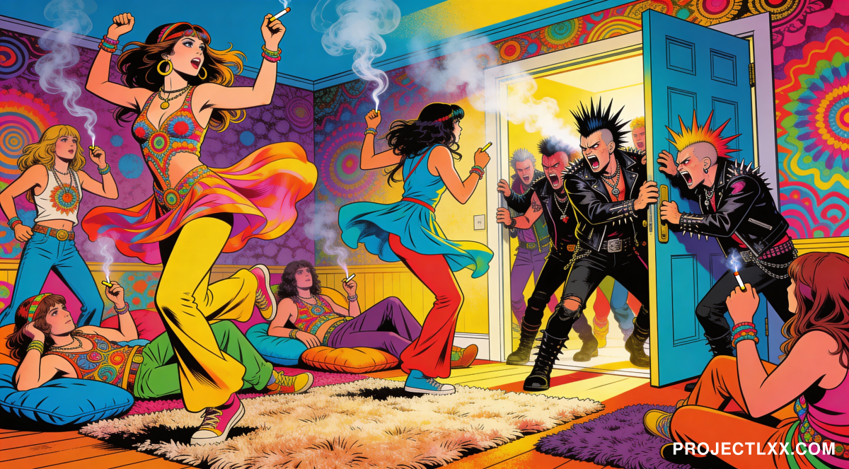 Hippies vs Punks 1