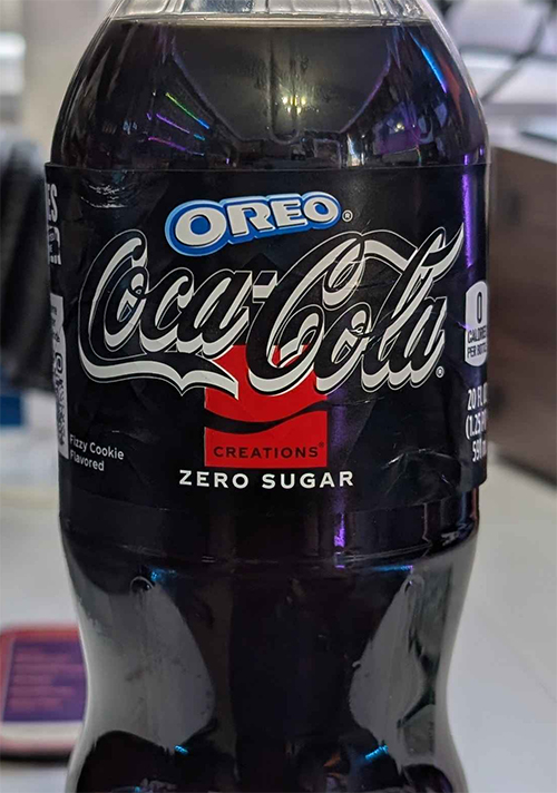 Oreo-flavored Coke Zero